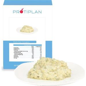 Protiplan | Risotto Kaas Champignon | 7 x 40 gram | Koolhydraatarme Pasta | Eiwitrijke Pasta