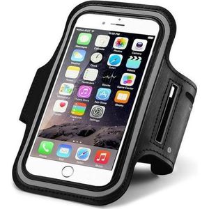 SMH Royal - Geschikt voor Apple iPhone 6 / 6s  4,7’’ Zwart Sportband Sportarmband Hardloop Sport Armband