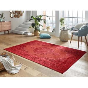 Vintage vloerkleed Willow - rood 80x125 cm