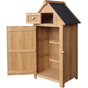 Opbergbox / Tuinkussenbox - Ruim en Weerbestendig - Ideaal voor Kussens, Tuinaccessoires en Speelgoed - Duurzaam Kunststof of Houtlook Design - Voor Terras, Balkon en Tuin - Praktische en Stijlvolle Buitenopslag
