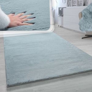 Flycarpets Rabbit Vloerkleed - Turquoise