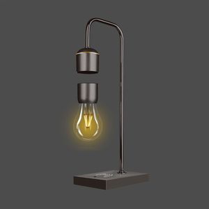 BandiO - Tafellamp - Tafellamp slaapkamer - Tafellampen- Tafellamp zwart - Tafel lamp - Magnetische tafellamp - Zwevende Magnetische Magische Lamp