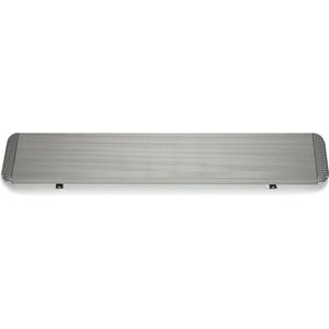 Mo-El Heater 1500 Watt terrasverwarming / winkelverwarming / loodsverwarming Hot-Top Zilver met dimmer