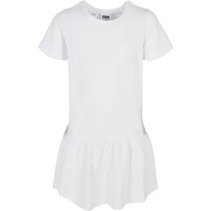 Urban Classics - Girls Valance Tee Kinder Korte jurk - Kids 158/164 - Wit