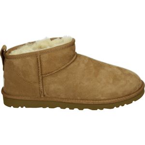 UGG CLASSIC ULTRA MINI M - Heren VachtlaarzenHeren laarzen - Kleur: Cognac - Maat: 43