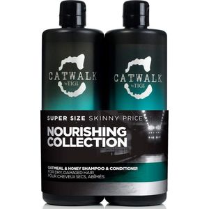 TIGI - Catwalk Oatmeal & Honey Tween Set, Shampoo 75ml/Conditioner 75ml - For Dry, Damaged Hair