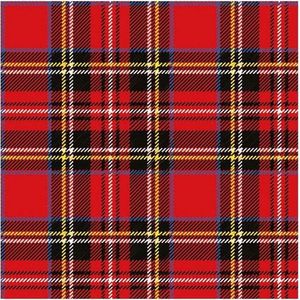 80x Rode Schotse ruit servetten 33 x 33 cm - papieren wegwerp servetjes - Rood/schotse ruit versieringen/decoratiestafeldecoraties/feestversiering