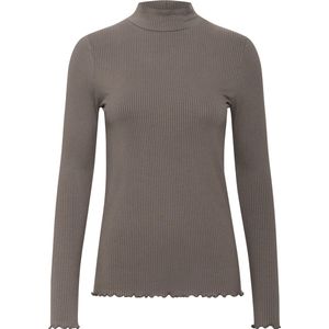 Kaffe KAdrew Turtleneck T-Shirt Dames Top - Maat XL