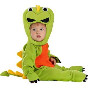 FUNIDELIA Dinosauruskostuum Voor voor baby - Maat: 69 - 80 cm - Groen
