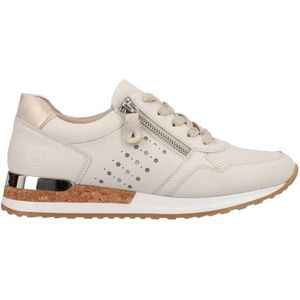 Remonte Dames Sneaker - R2536-81 Offwhite - Maat 40