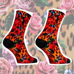 Sock My Feet - Sock my trendy leopard