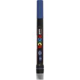 Brushverfstift posca pcf350 1-10mm donkerblauw | 1 stuk