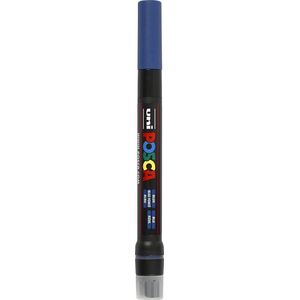 Brushverfstift posca pcf350 1-10mm donkerblauw | 1 stuk