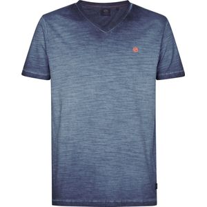 Petrol Industries - Heren Logo T-shirt Stingray - Blauw - Maat XXL
