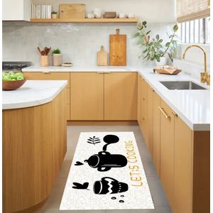 Keukenloper - 65x180cm - keukentapijt- wasbaar -Vloerkleden - Keuken Tapijt - Keukenmat - Loper Tapijt - Loper Vloerkleed