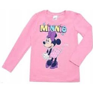 Minnie Mouse shirt - roze - Disney longsleeve - maat 104