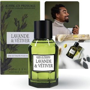 Jeanne en Provence - Lavendel & Vetiver Verfrissende en aromatische eau de toilette voor mannen 100ml