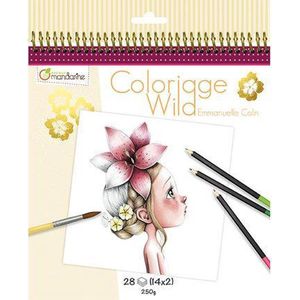Coloriage Wild 1 Coloring Book - Emmanuele Colin - Kleurboek voor volwassenen