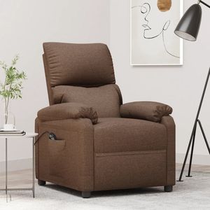 vidaXL Elektrische Verstelbare Fauteuil - Bruin