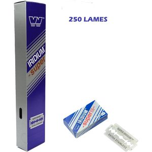 professionele scheermesjes voor mannen - 250 stuks dubbele rand