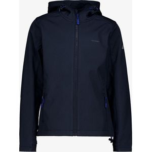 Mountain Peak kinder softshell jas blauw - Maat 152 - Winddicht - Ademend materiaal