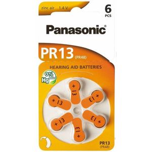 Panasonic 10 geel Single-use battery Zink-lucht - 6 stuks