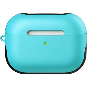 Mobigear - Hoesje geschikt voor Apple AirPods Pro 1 Hardcase Hoesje | Mobigear FrosteD - Turquoise