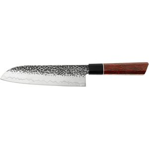 Eden Elements Santoku 2001-318, 19 cm, Aziatisch Keukenmes van Roestvaststaal met Gekleurde Handgreep