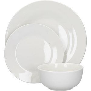 Servies Set, 12 Delig, Porselein, Wit - Mikasas-sAlexis