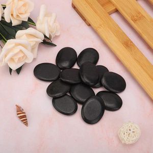Hot Stones Massage Set 12 Stks - SPA Energie Massage Basalt Steen - Natuurlijke Basalt Stenen voor Spa - Voetmassage Gezondheidszorg Tool .