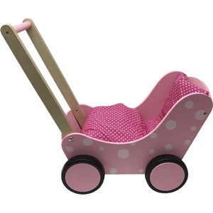 Poppenwagen roze Simply for Kids 60x32x55 cm (01170)