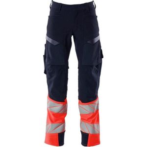 Mascot Accelerate Safe Broek Met Kniezakken 19179 - Mannen - Navy/Rood - 45