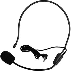 Hoofd gemonteerde mini condensator microfoon - bekabelde MIC voor luidspreker 35 mm .
