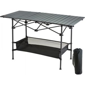 klaptafel campingtafel 1150 x 550 x 700 mm, opvouwbare tuintafel balkontafel multifunctionele tafel 100 kg belastbaar aluminium campingtafel klaptafel hittebestendig draagbaar