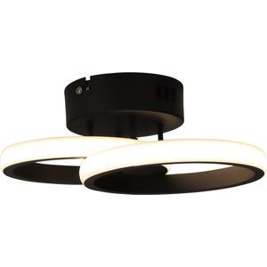 LED Moderne Plafondlamp | Vierkant | 16watt | Zwart | IP20 | 4000K