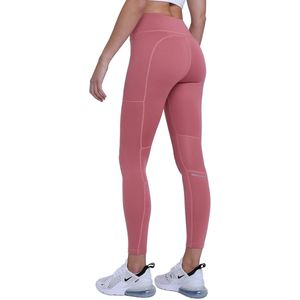 TCA Dames SuperThermal Prestatie Hoge Taille Hardloop Leggings - Donker Roze, L