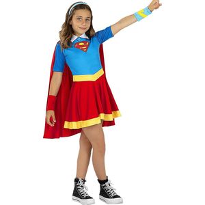 FUNIDELIA Supergirl DC Superhelden kostuum voor meisjes - 122 - 134 cm