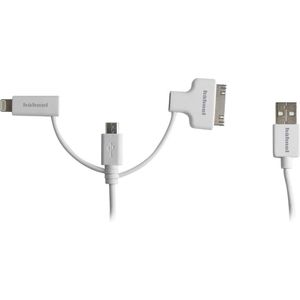 Hähnel Fototechnik USB-laadkabel USB-A Stekke - Apple Lightning Stekke - USB-micro-B Stekke