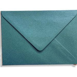 100 Luxe Enveloppen - B6 - Kerstgroen - 120x175mm - 100 grams - Donker Groen