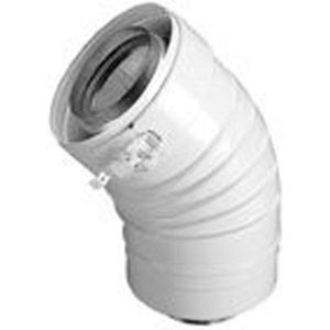 Burgerhout Mugro concentrische bocht 100/150mm 45gr.