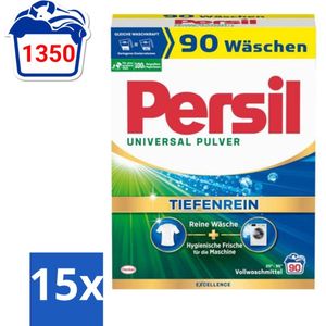 Persil Universal - Waspoeder - Witte Was - 90 Wasbeurten - Bulkverpakking - 15 stuks