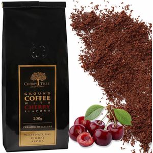 Cherry Tree Gemalen Koffie Gearomatiseerd met Kers 200g