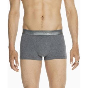 HOM HO1 boxer briefs (1-pack) - heren boxer kort met horizontale gulp - antraciet - Maat: S