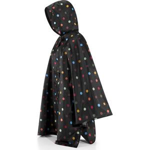 Reisenthel Mini Maxi Poncho RegenPoncho - Opvouwbaar - Dots Zwart