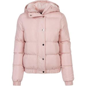 Urban Classics - Hooded Puffer winterjas - XL - Roze