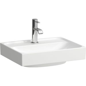 Laufen Meda - Fontein, 45x35 cm, zonder overloop, kraangat, wit H8151110001111