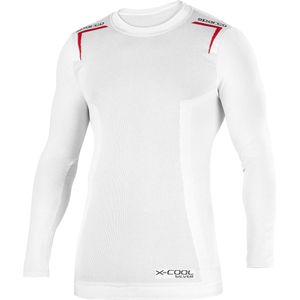 Sparco K-Carbon Thermoshirt - Wit/Rood - XL