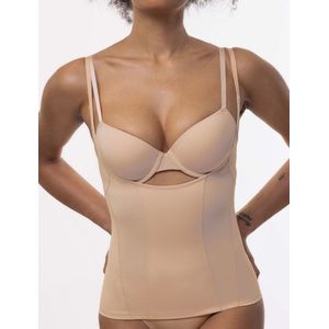 Dorina Corrigerende hemd - Medium Control - Alina - S - beige