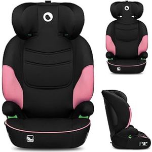 Kinderstoel Auto - Autostoel - Kinderzitje - Zitverhoger - Autozitje voor 3 jaar of Ouder - Zwart met Roze