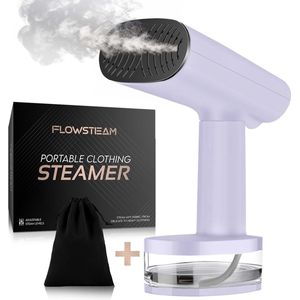 FLOWSTEAM® Luxe Kledingstomer - Handstomer - Stoomreiniger - Stoomapparaat Kleding - Lavender Edition - Inclusief Opbergzakje